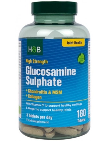 High Strength Glucosamine Sulphate + Chondroitin & MSM + Collagen von Holland & Barrett | Body