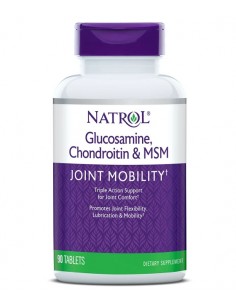 Glucosamine Chondroitin & MSM de Natrol | Body Nutrition (FR)