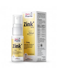 Zinc+ Spray 5mg (25 ml) von Zein Pharma | Body Nutrition (DE)