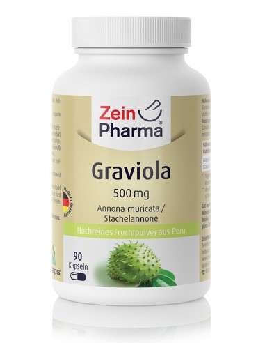 Graviola 500mg (90 caps) de Zein Pharma | Body Nutrition (FR)