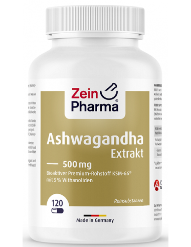 BodyNutrition | Estratto di Ashwagandha 500 mg (120 capsule) Zein Pharma